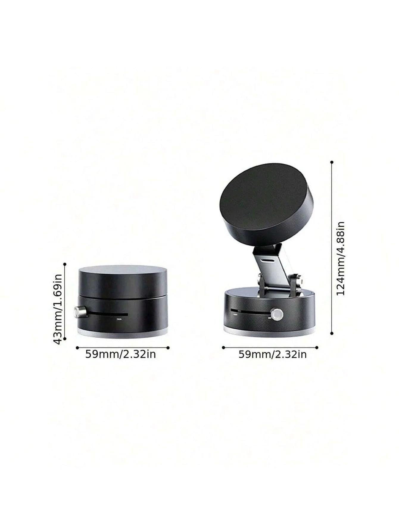 Vacuum Magnetic Phone Holder Desktop Foldable Extendable Lazy Car Qme