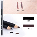 Fashion Professional Makeup Black Brown Eyeliner Eyebrow Pencil Portable Hard Eyeliner Waterproof Lasting Cosmetic Beauty Tool Qme 01 Black-1pcs
