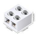 LED Strip Connectors 2Pin 5V 12V 24V Versatile Light Solderless Qme 1PC