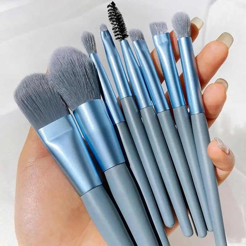 Soft Fluffy Makeup Brushes Cosmetics Foundation Blush Powder Qme