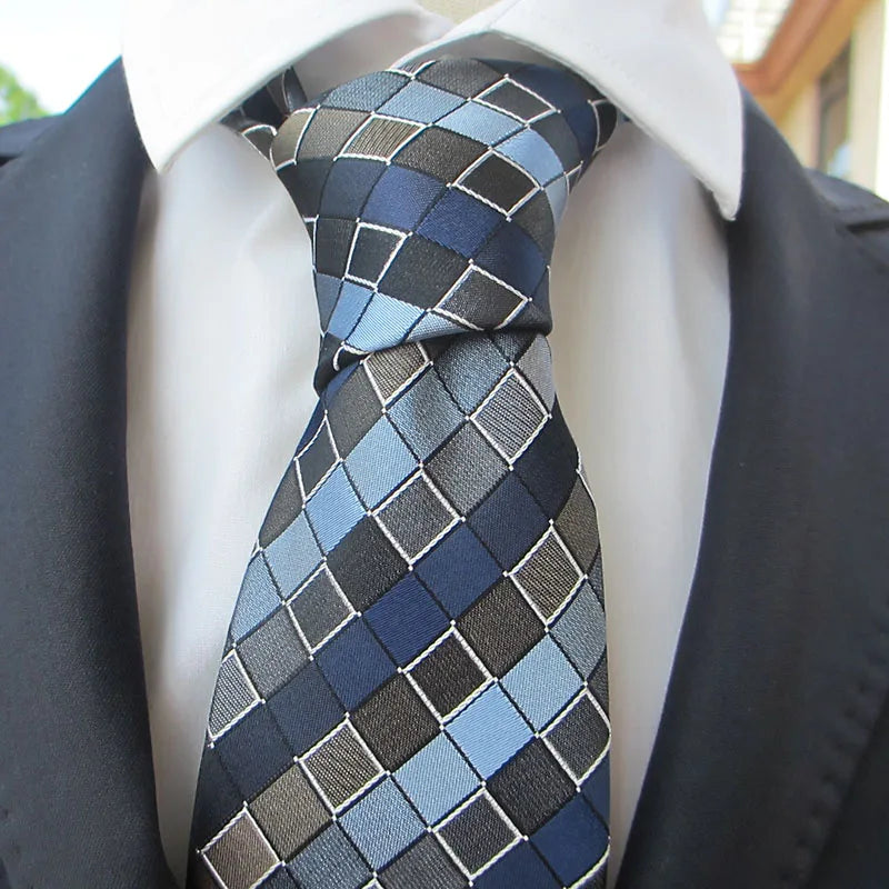 100 Silk Brown Red Gradient Patterned Neat Tie Men's Formal Business Qme RT5