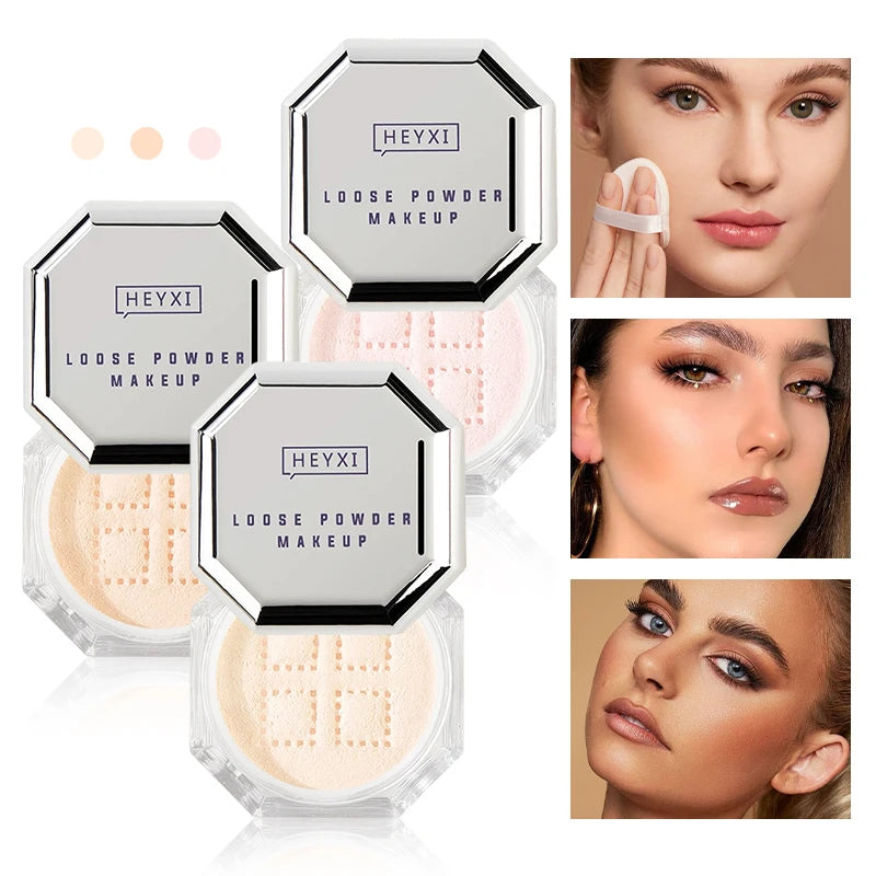 Waterproof Loose Baking&setting Powder Long Lasting Oil Control Matte Qme