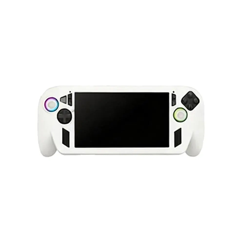 For ROG For Xbox Ally X Handheld Silicone Protective Case Non-slip And Anti-fall Protective Cover Soft Durable Easy To Install Qme white