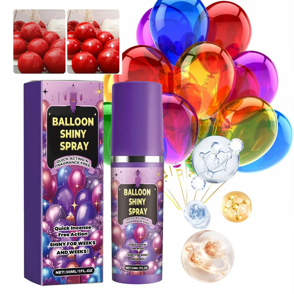 Balloon Shine Spray 30ml Balloon Glossy Spray Party Decoration Vibrant Shine for Decorations Gathering Backdrop Holiday Birthday Qme