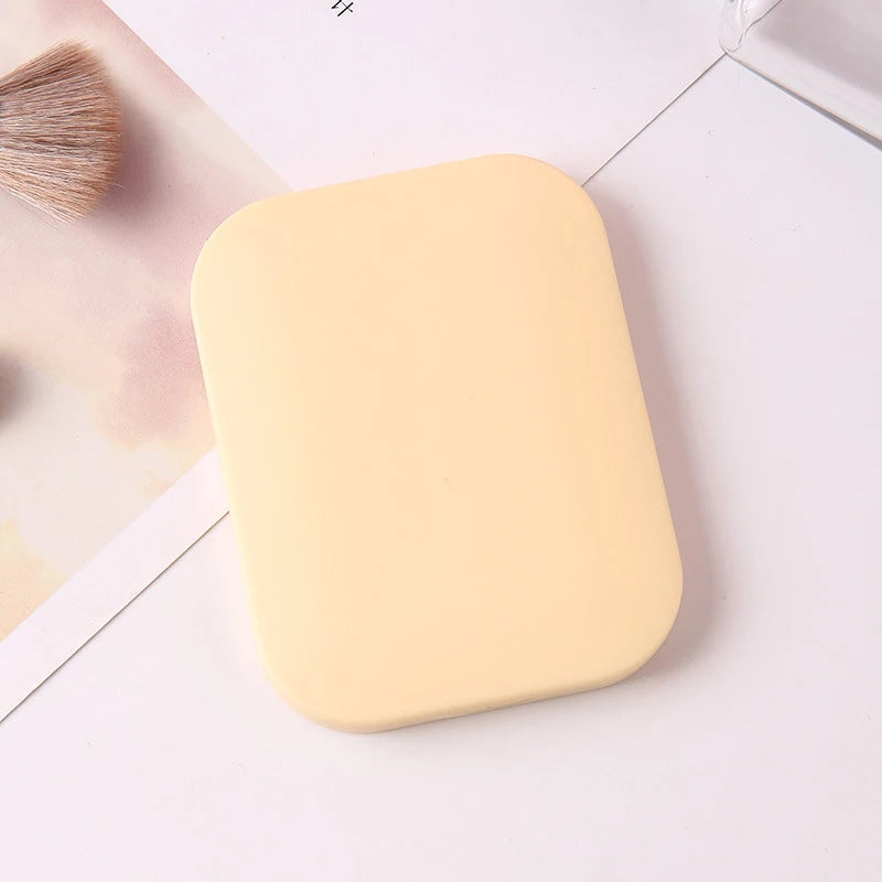 Comb Girl Makeup Tools Vanity Miror Small Mirror Solid Fashion Qme Yellow