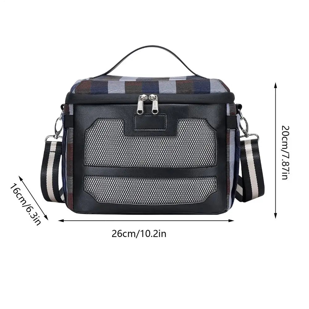 Portable Cooler Bag Insulated Backpack Cooler Camping Ice Pack For Campers Hikers Families Travelers Fishermen Anglers Beach Qme Black China Mainland