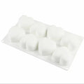 8Grid Cavity Love Heart Shape Cake Mold Mousse Ice Cream Chocolate Dessert Jelly Pastry Silicone Mold Decoration Tools Qme A