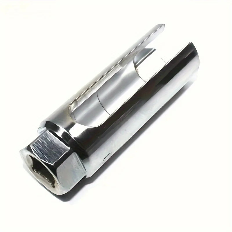 1pc Automobile oxygen sensor sleeve Oxygen sensor sleeve Oxygen sensor sleeve car oxygen sensor disassembly tool Qme Silvery