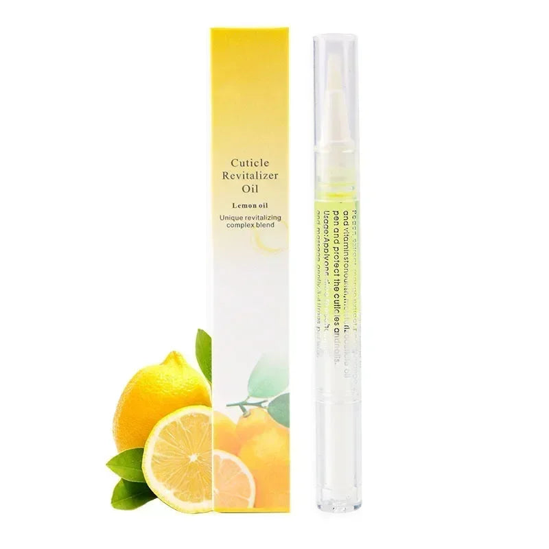 Nail Nutrition Oil Pen Prevent Agnail Nail Polish Anti-barb Nail Edge Oil Nail Treatment Cuticle Revitalizer Oil Nail Care Tools Qme lemon-1Pc