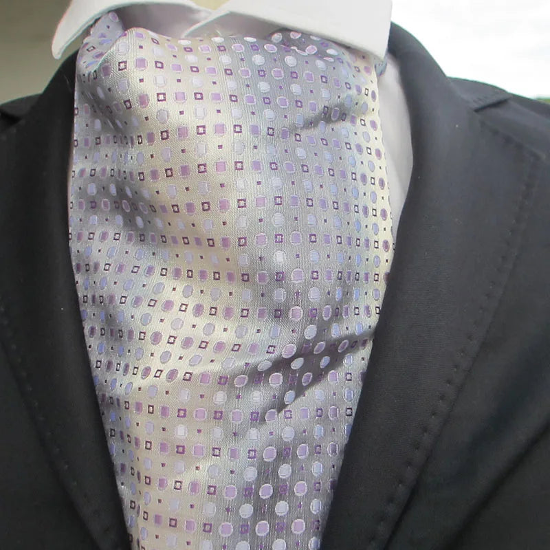 Purple Tie Norvety Floral Stripe Elegant Necktie Tuxedo Fashion Qme RT19 CORBAT