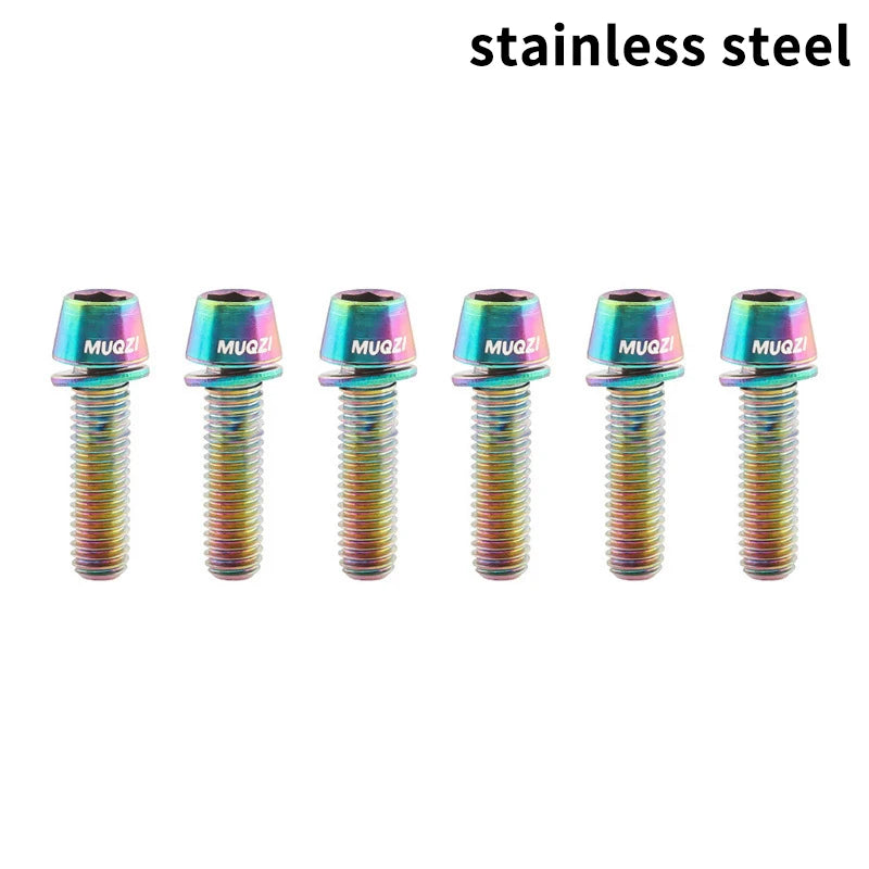 Mountain Bike Handle Screws M5x17mm Stem Bolts Road Bicycle Handlebar Qme A11