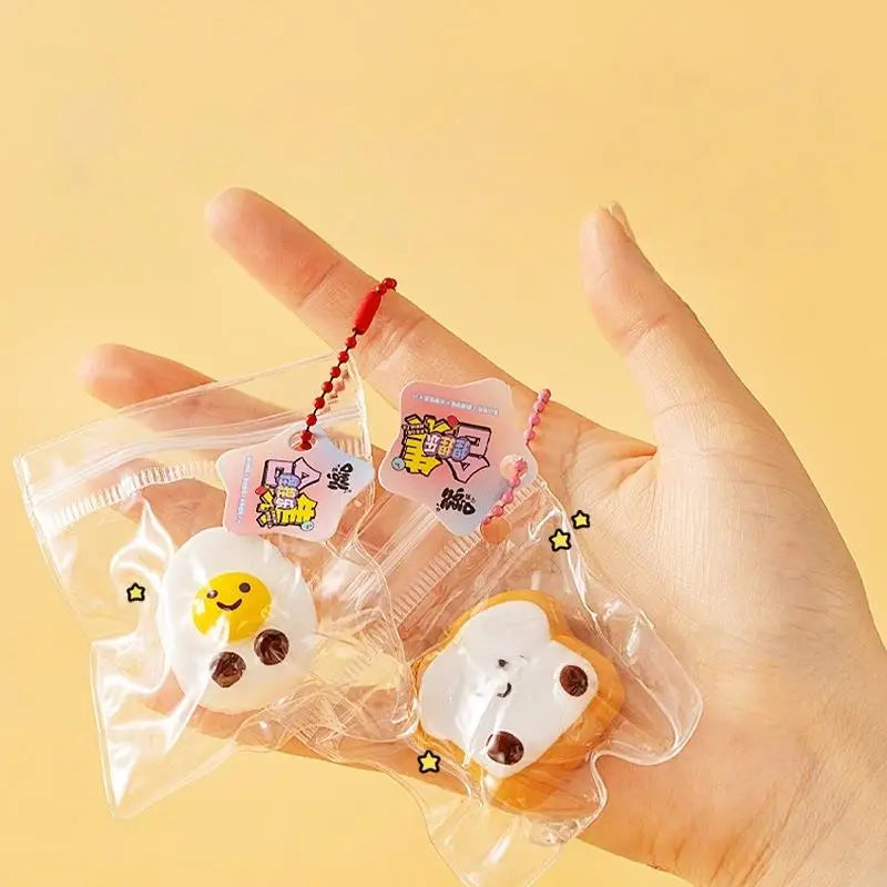 Bread Dumping Food Stress Relief Squeeze Toys Mini Mochi Sensory Qme