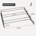 27/34cm Carbon Steel Wine Rack Glass Holder Hanging Bar Hanger Shelf Hanging Rack Under Cabinet Stemware Organizer Qme J