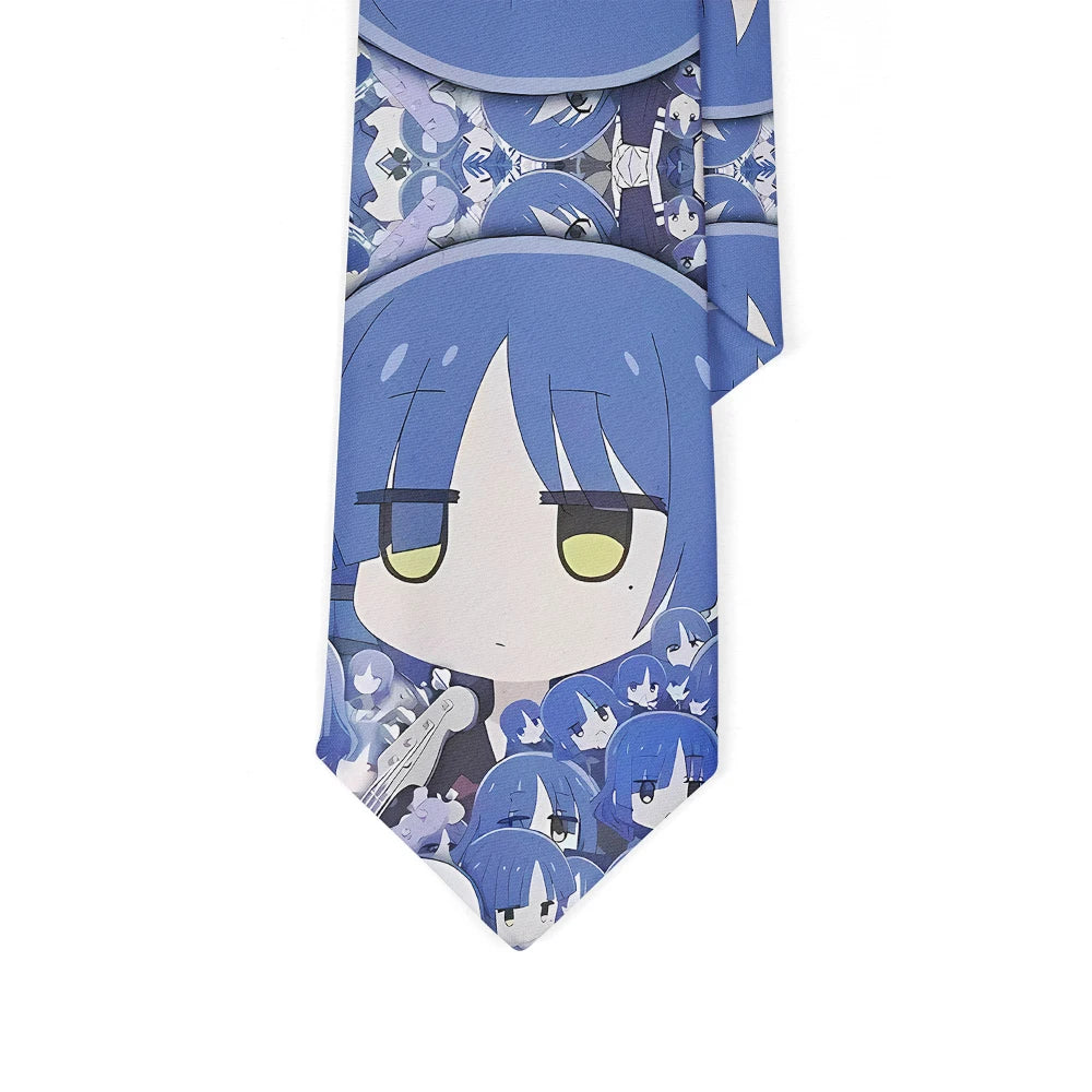 Two-dimensional Anime Girl Tie Casual Party Wedding Shirt Suit Qme