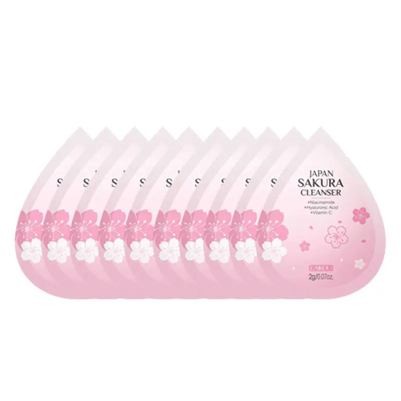 Hydrating Skin Care Mini Travel Skincare Products Including Face Wash Qme cleaner x10pcs