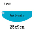 Universal Motorcycle Helmet Rainproof Film Safety Driving Durable Nano Coating Sticker Anti-Fog Film Moto Helmets Accessories Qme Rainproof film 25X9