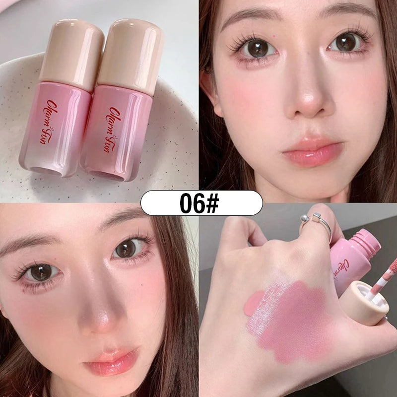 6Colors Pink Brightening Liquid Concealer Pearl White High Gloss Multi-Purpose Highlighting Moisturizing Cover dark circles/acne Qme 06