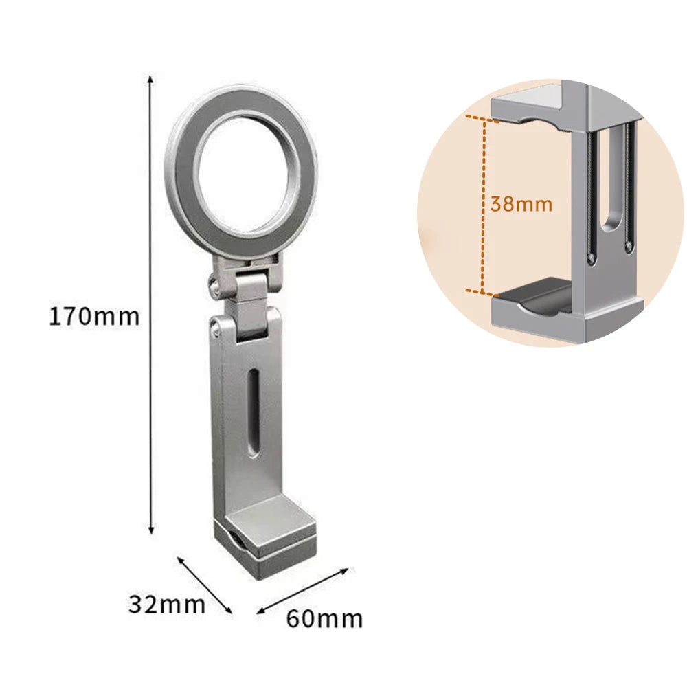 Adjustable Universal Magnetic Phone Holder Travel Essentials Flexible Qme