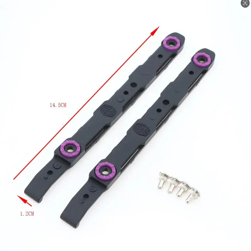 Hard Drive Mounting Rails 1 Pair Durable Plastic Left Right Qme