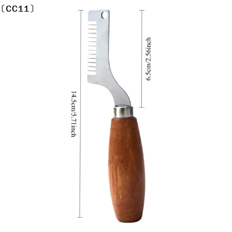 Scallion Slicer Green Onion Cutter Curved Design Stainless Steel Qme