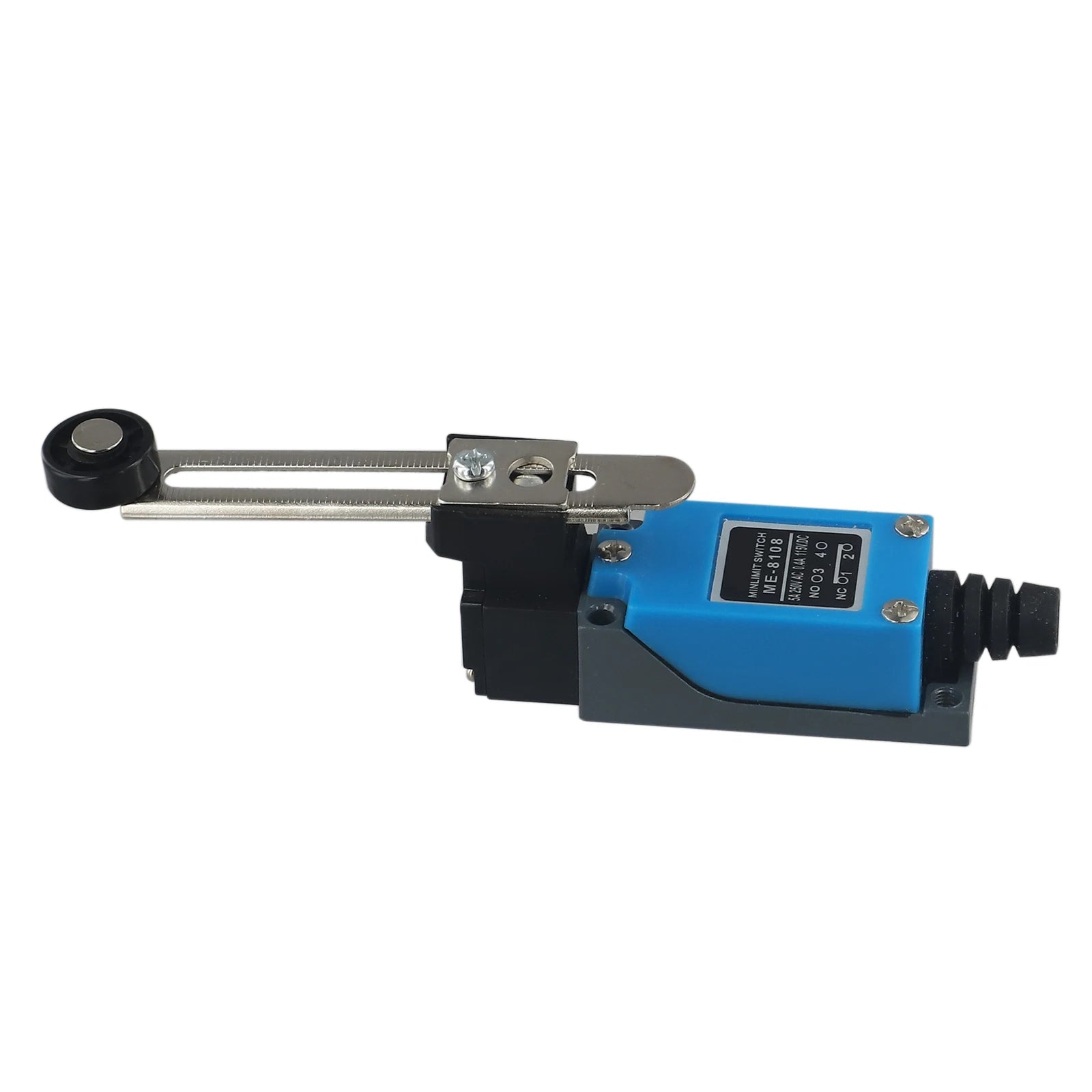 IP65 Waterproof Travel Switch ME-8108 Limit Sensor Switch Limit Switch Rotary Adjustable Roller Lever Arm Travel Switch 1NO1NC Qme