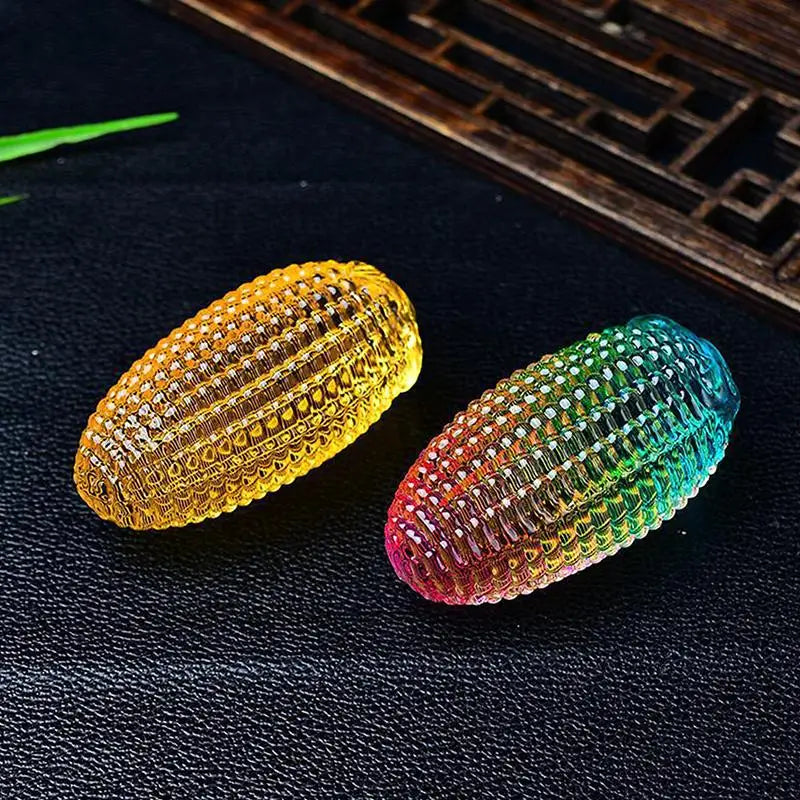 Desktop Decoration Photography Prop Good Luck Crystal Corn Ornament Qme