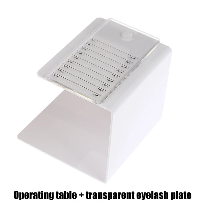 Eyelash Pillow Console Extension Stand Tool Professional Reusable Qme Transparent