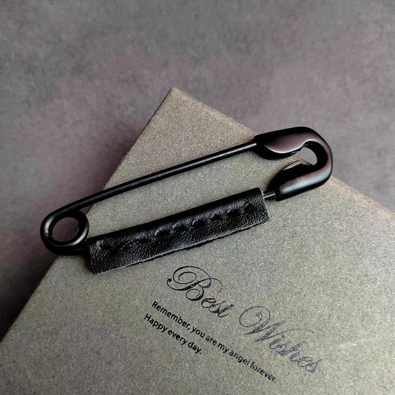 Fashion Dark Large Pins For Clothing Smooth Metal Safety Pins Jeans Dress Scarf Adjustable Pins Qme