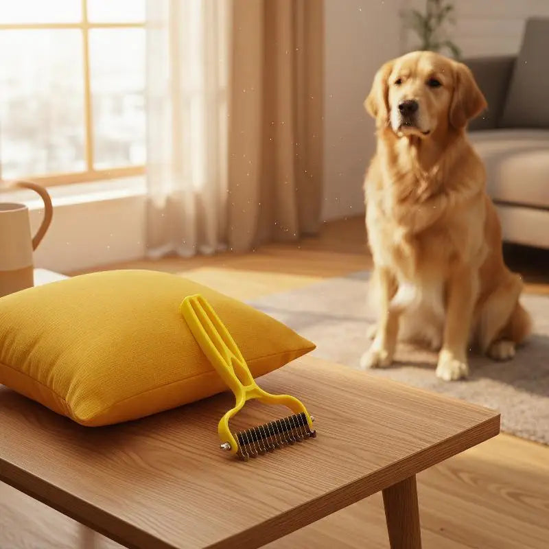 Pet Knot Removing Comb Double Sided Stainless Steel Hair Remover Dog Qme