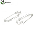 PandaHall 10pcs Iron Safety Brooch Findings Kilt Pins, Platinum Finish 50x16.5x4.5mm for DIY Jewelry Making Craft Supplies Qme Default Title