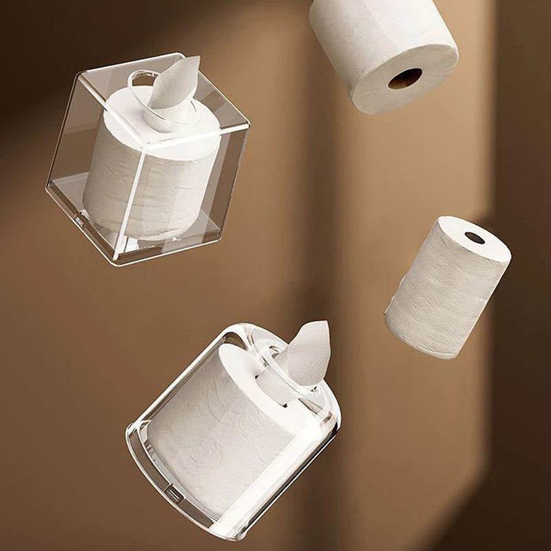 Living Room Desktop Transparent Napkin Box Ins Home Creative Bathroom Qme