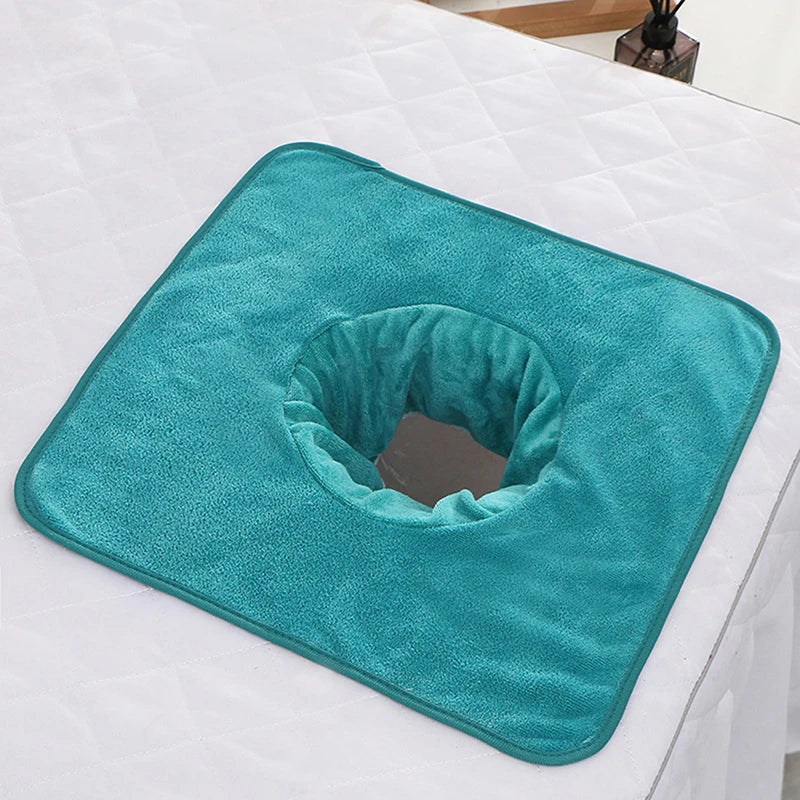 35 Velvet Thickened Beauty SPA Massage Table Planking Face Towel Qme Blue