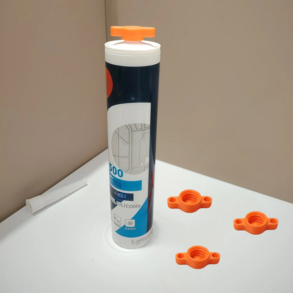 3-Piece glass glue sealing cover, durable plastic material, precise design, compact and portable, suitable for standard diameter Qme