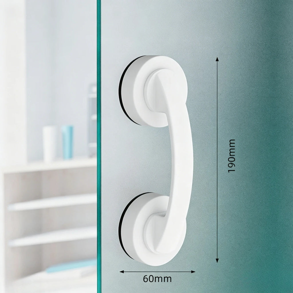 Suction Cup Door Handle No Punch Puller for Glass Sliding Door Bathroom Qme