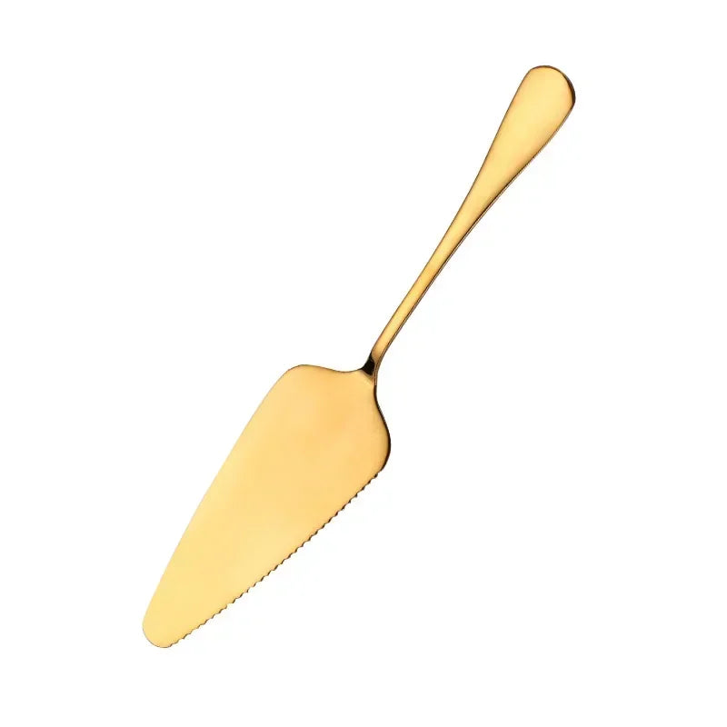 Kitchen Tools Stainless Steel Cake Shovel Knife Pie Pizza Cheese Qme Gold