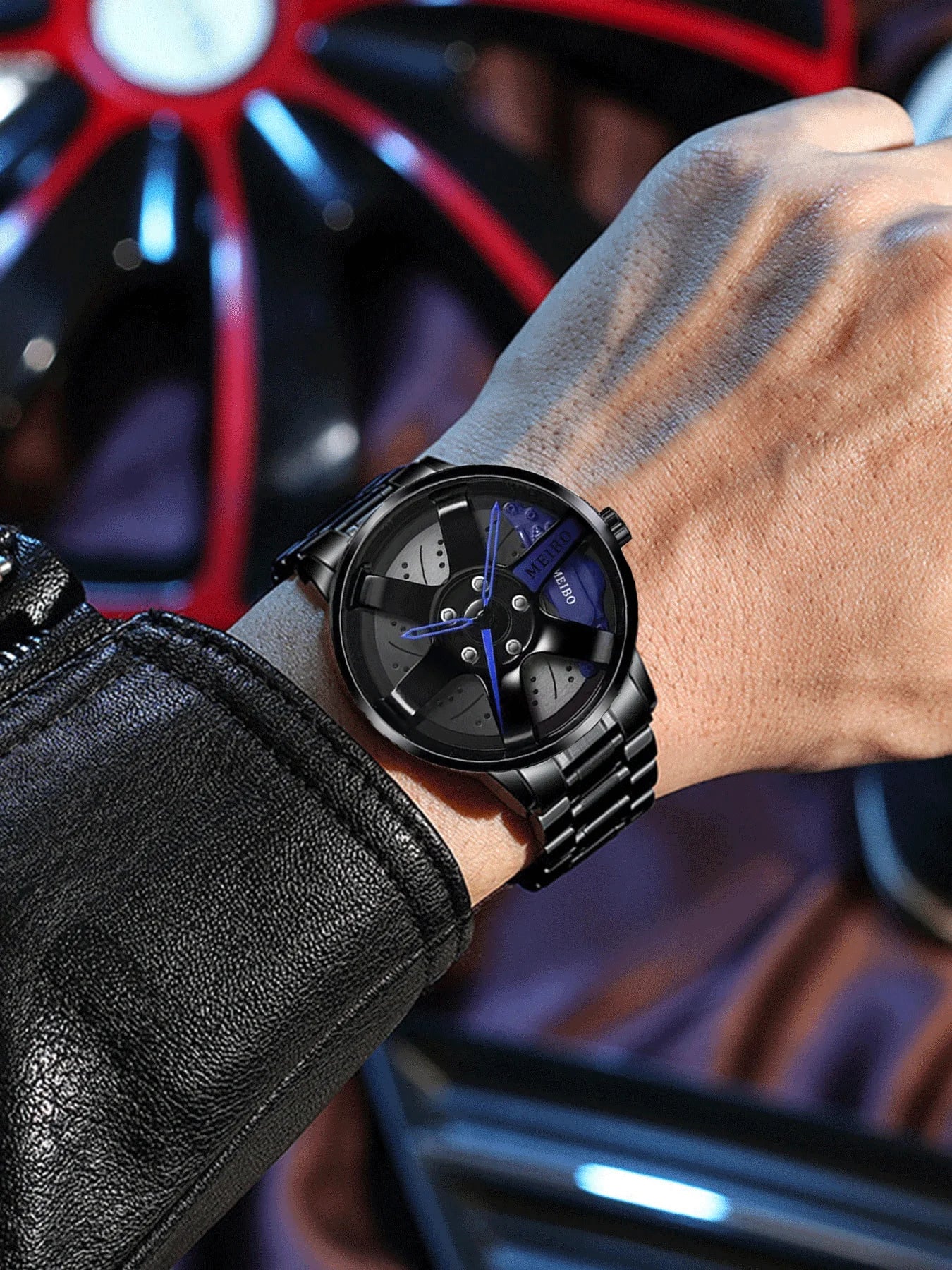 Fashionable casual temperament business watch simple and fashionable men's watch set Qme