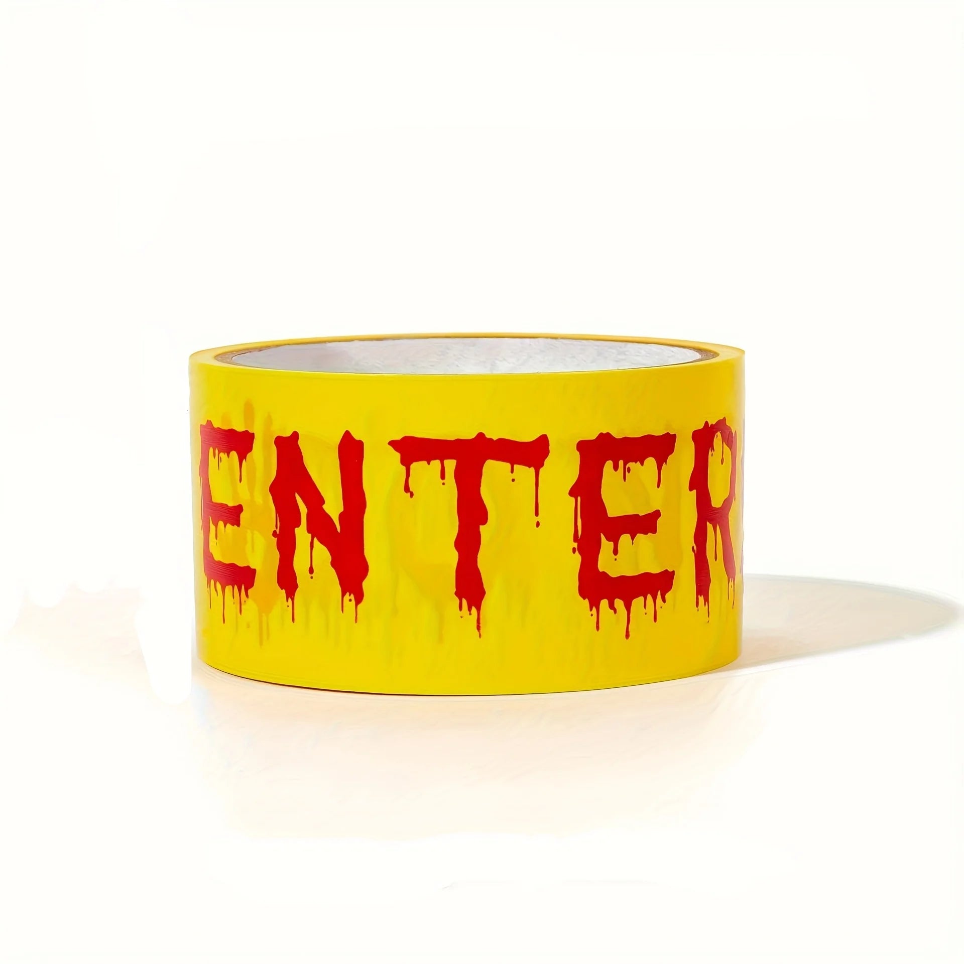 Halloween Warning Tape 1.9 inches x 82 feet, Halloween Decoration Warning Tape, Indoor/Outdoor Party Decoration, No Entry Qme 1Roll