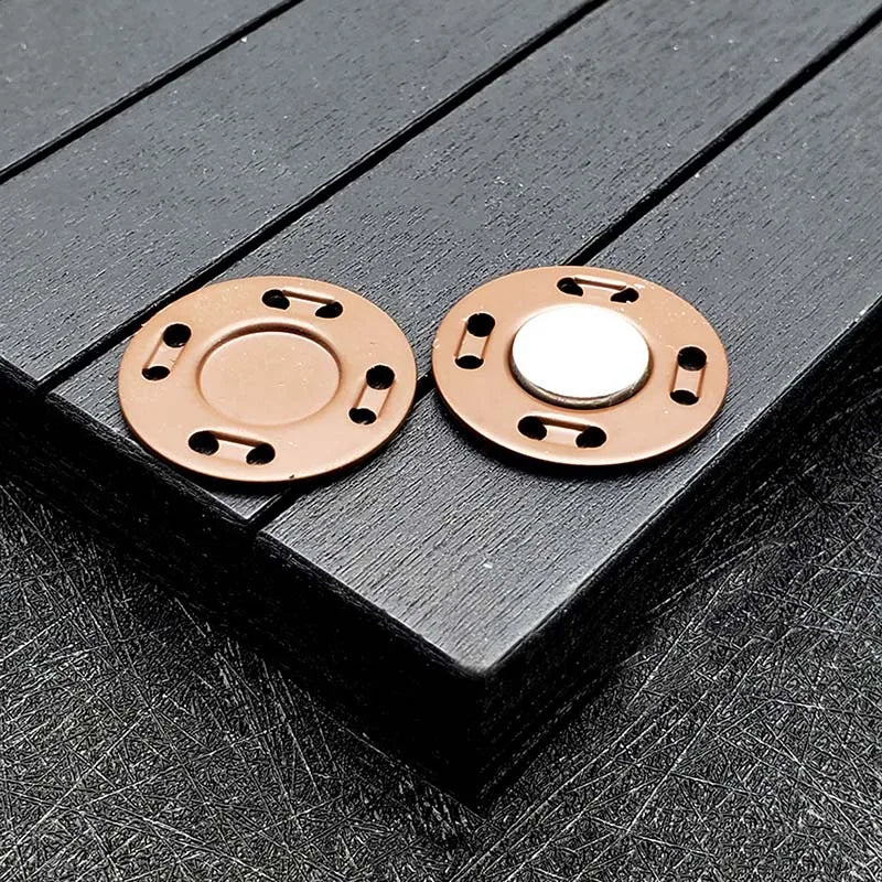 5Pairs 20Colors Metal Magnet Buckle Sewing Accessories Press Button For Jacket Bags Invisible Buckle DIY Cardigan Handwork Decor Qme 16 20mm