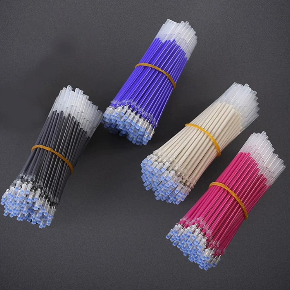 100/200/400 Pcs High Temperature Disappearing Heat Erasable Refill Set Fabric DIY Sewing Craft Clothing Marking Accessories Qme