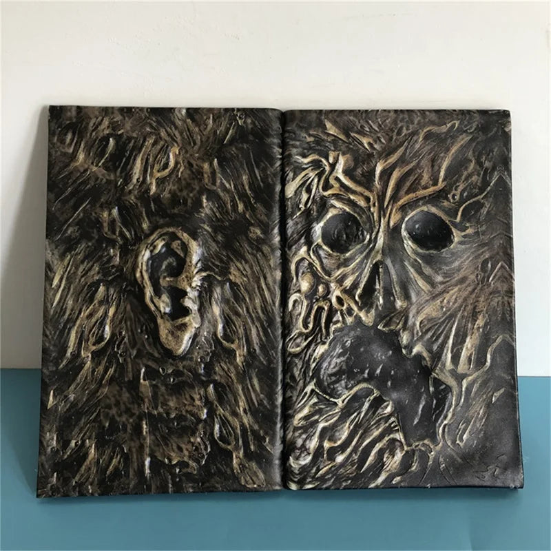 New Necronomicon Dark Magic Book Demon Dead Summon Book Altar Ceremony Prop Book Collection Living Room Desktop Decoration. Qme