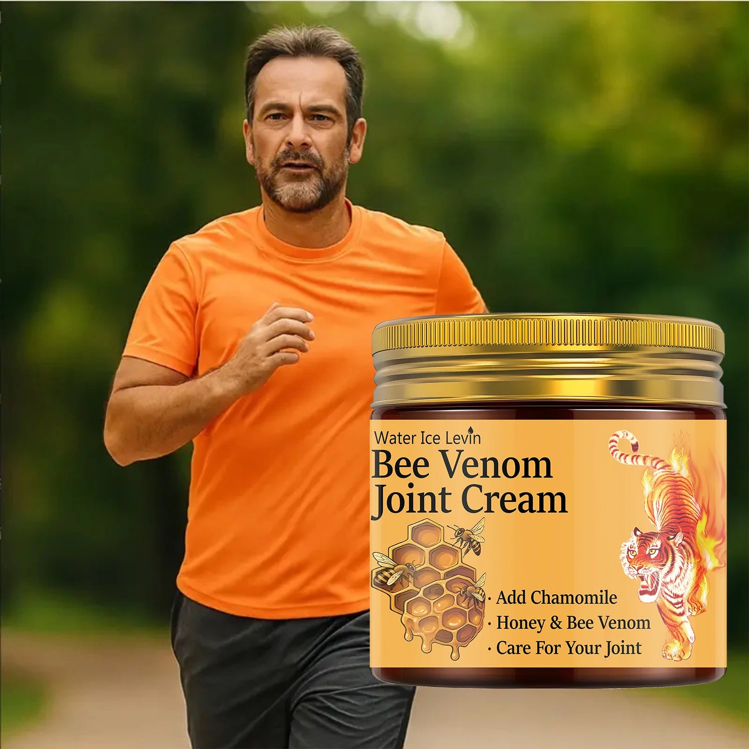 Bee Venom Joint Cream with Chamomile & Honey - Moisturizing & Firming Formula for Elastic Skin & Joint Care Qme
