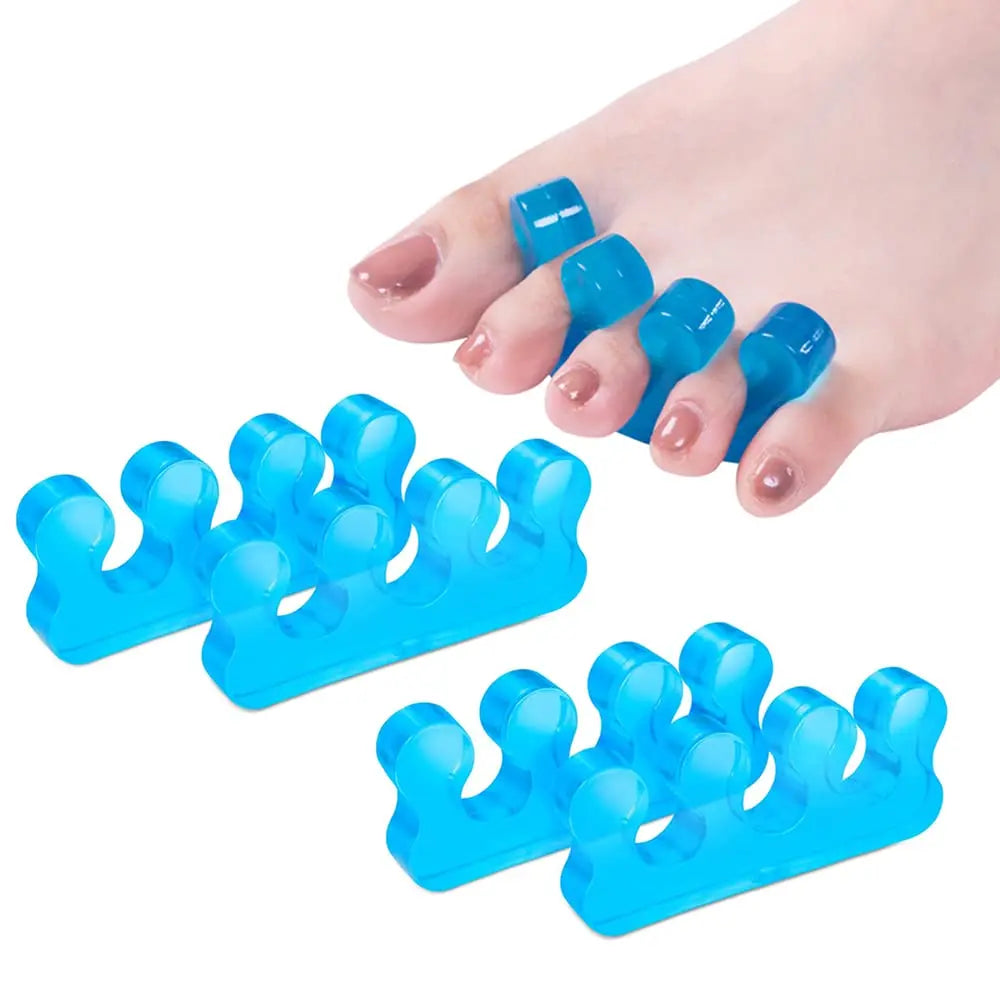 1Pair Toe Separators Nail Polish Separator Pedicure Soft Silicone Qme