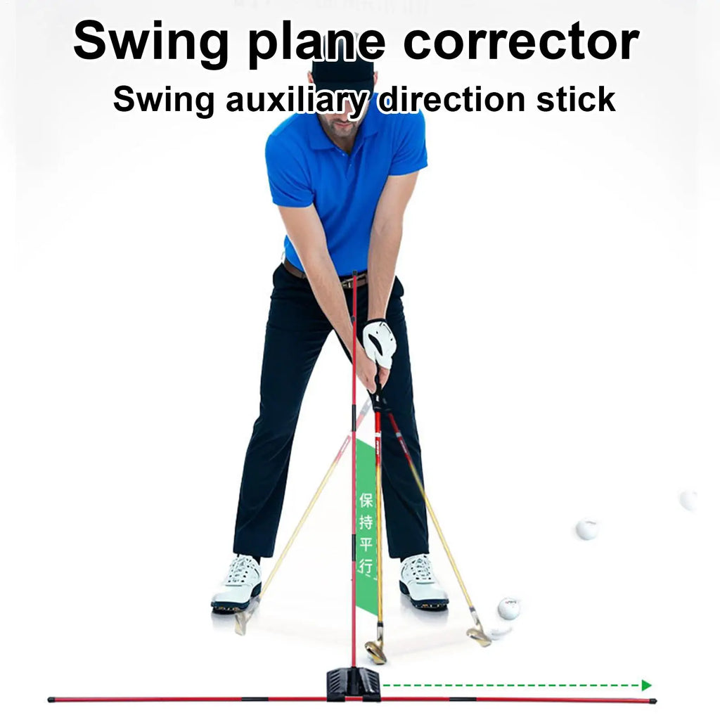 Golf Alignment Sticks Portable Multi-functional Swing Aid Sport Qme