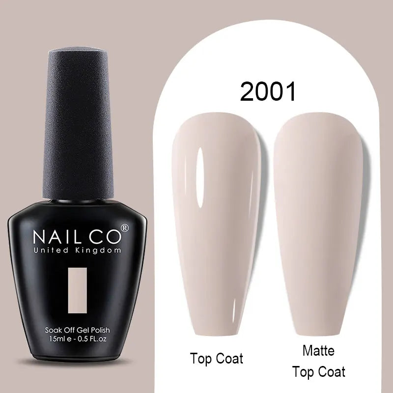 NAILCO Winter Red Gel Nail Polish Semi Permanent Soak Off Varnishes