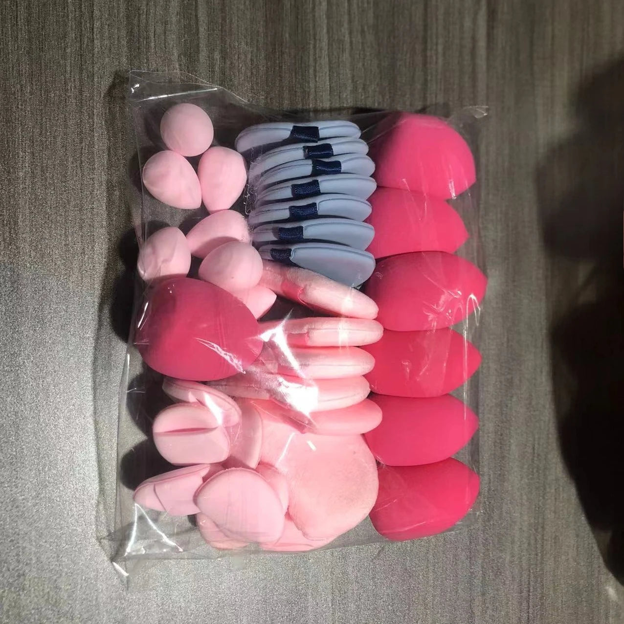 Makeup Multipurpose Sponges Fndn Concealer Wet Dry Latex-free All Qme Pink 35Pcs