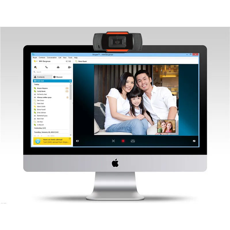 HOT 8x3x11cm WEB07 USB 2.0 PC Camera Video Record HD Webcam Web Camera With MIC For Computer For PC Laptop Skype MSN Qme