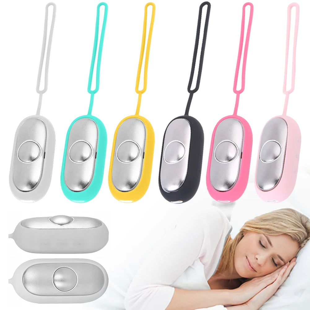 Sleep Aid Machine USB Charging Handheld Relaxation Device Focus Attention Lightweight Sleeping Device for Insomnia Brain Massage Qme