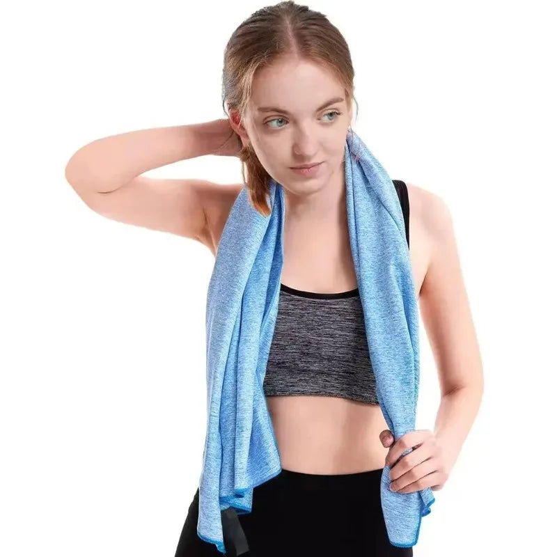 Microfiber Gym Towel Quick Dry Silver Ion Odor Resistant Fast Qme