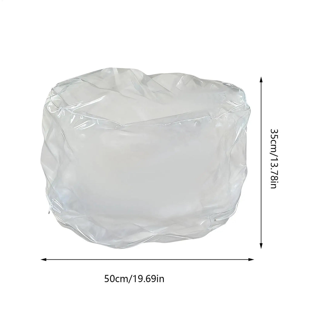 Animal Storage Chair Creative Stuffable Zipper Bean Bag Clear Qme