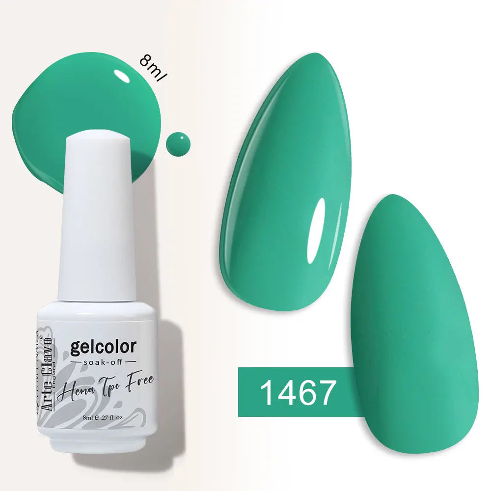 Arte Clavo Semi-permanent Gel Nail Varnish 180 Colors Semipermanent